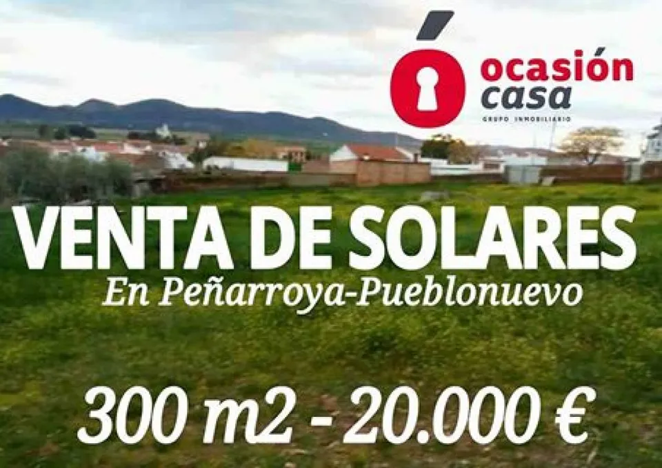 SOLAR EN PEÑARROYA POR TAN SOLO 20.000€