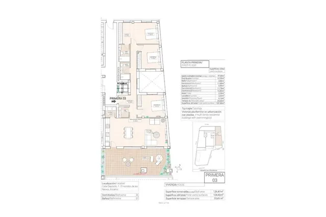 Apartamento 2 habitaciones 83m² en venta - Pueblo 6 — 13