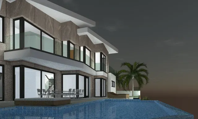 Próximamente proyecto nuevo de 4 villas de lujo estilo moderno — 19