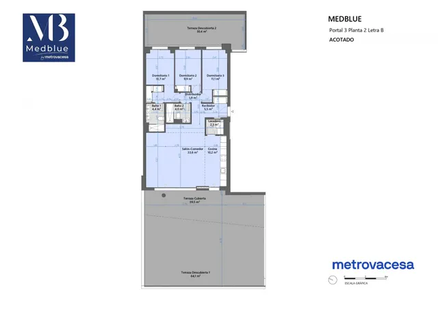 Apartamento de 3 dormitorios a estrenar, totalmente amueblado y con vistas al mar en MedBlue, Marbella — 24