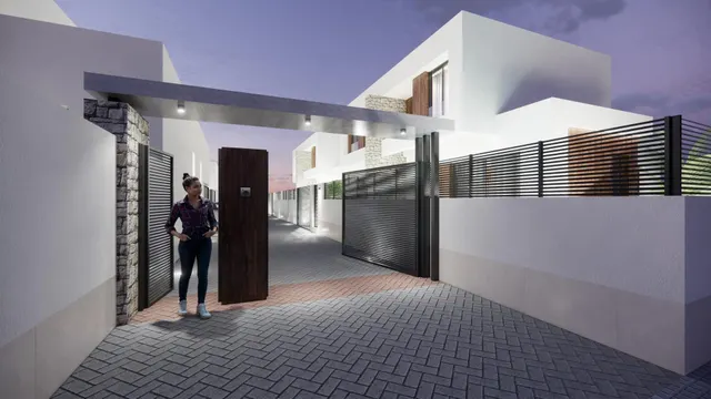 Pareado de obra nueva con piscina privada y jardín en Dolores — 9