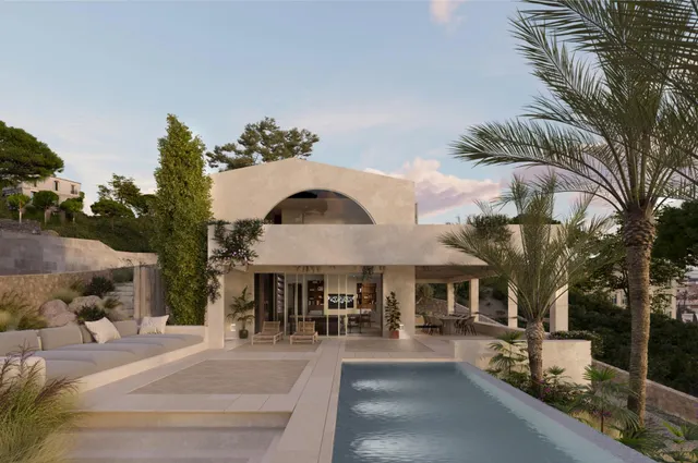 Parcela urbana con proyecto y licencia para villa de lujo en - foto 2