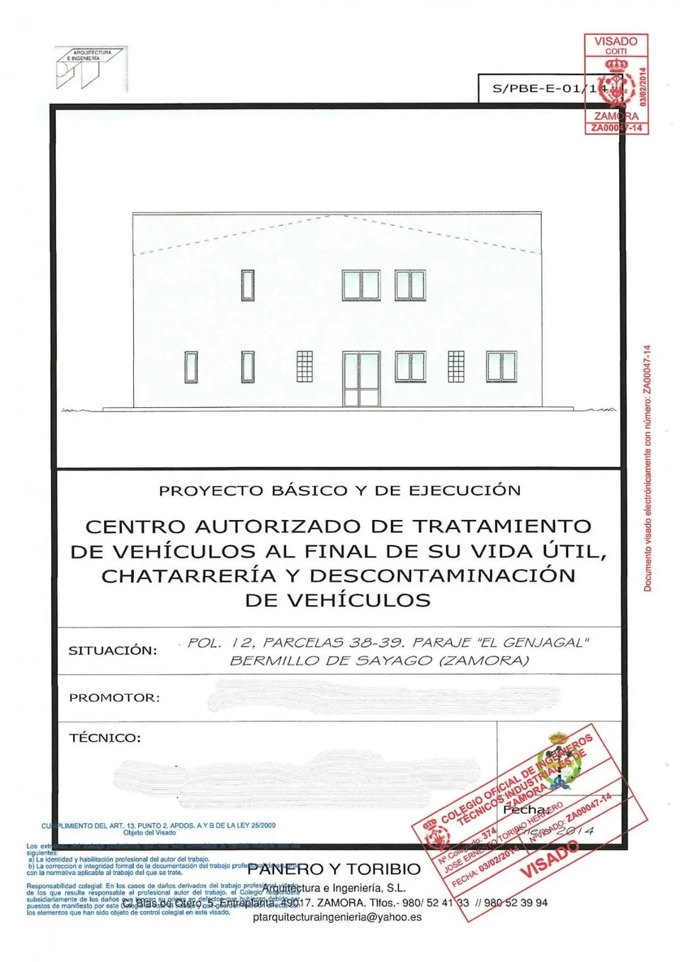 PARCELAS EN POLIGONO INDUSTRIAL, CON PROYECTO PARA DESGUACE