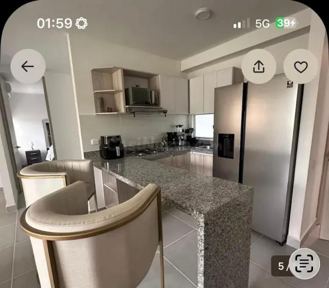 Piso 2 habitaciones 69m² en alquiler - Serena del mar