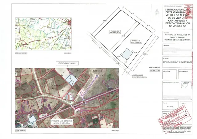PARCELAS EN POLIGONO INDUSTRIAL, CON PROYECTO PARA DESGUACE - foto 3
