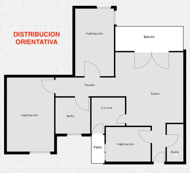 Piso de 3 dormitorios y 2 baños para reformar a 150 m de la Playa del Acequión — 16