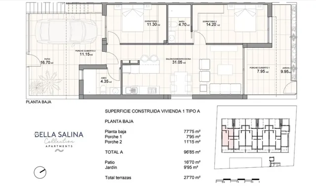 Apartamento 2 habitaciones 92m² en venta - San Pedro de Pinatar — 11