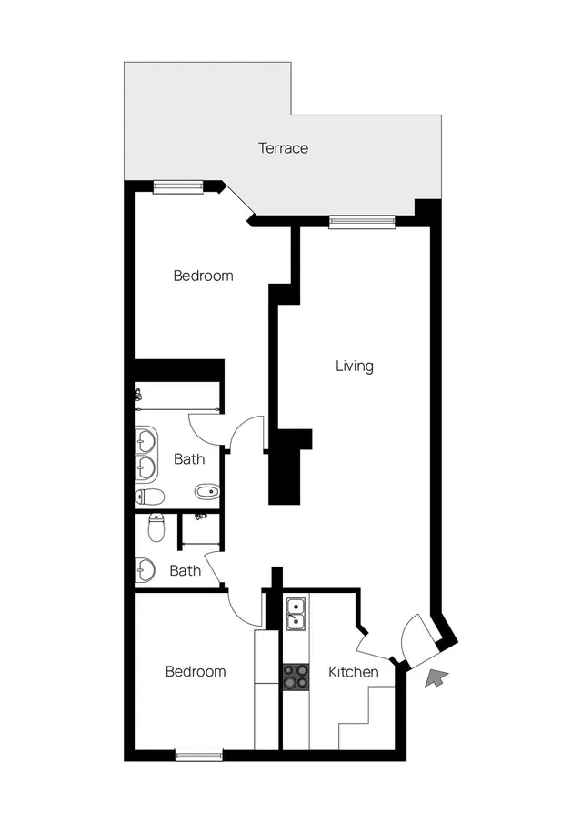 Apartamento 2 habitaciones 105m² en venta - Riviera del sol — 15