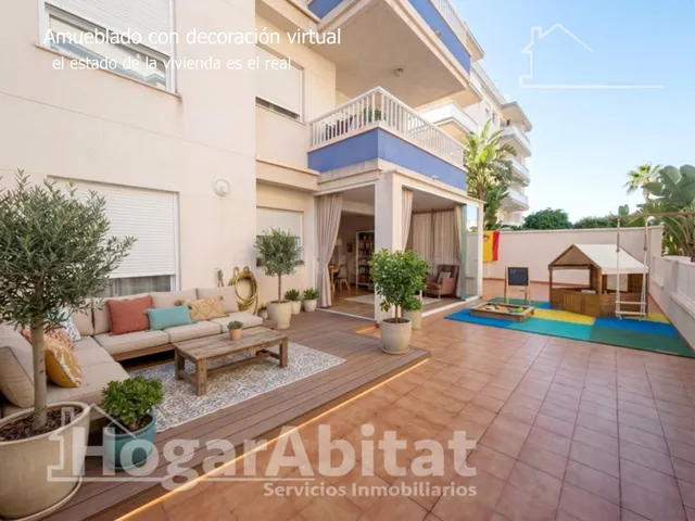 ¡CERCA DE LA PLAYA! PRECIOSA PLANTA BAJA CON TERRAZA, GARAJE