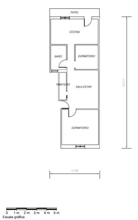 PISO PLANTA BAJA CON PATIO EN VENTA — 13