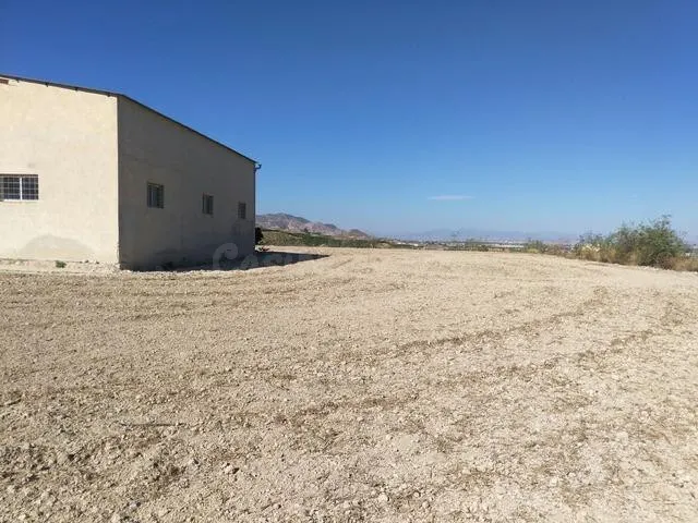TERRENO RUSTICO EN ORIHUELA  TOTALMENTE VALLADO CON NAVE — 2