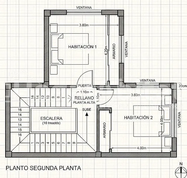 ¡Centro de Pego! Ático dúplex amplio, esquinero y semireformado con terraza y trastero — 37