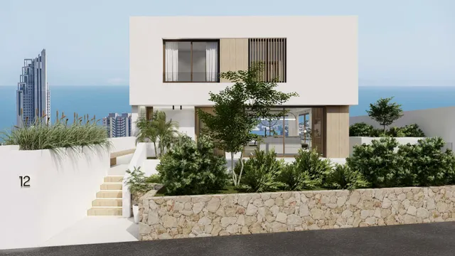 ▷Villa con Vistas al Mar en Finestrat, Costa Blanca — 9