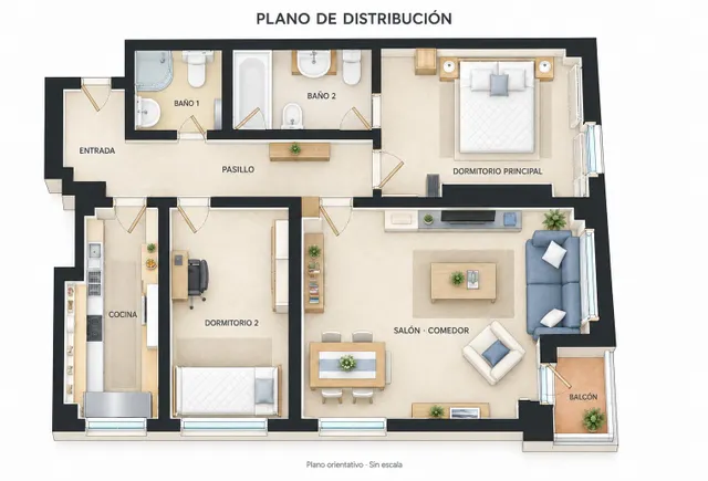 Luz, balcón y un hogar listo para disfrutar en maestro amate — 32