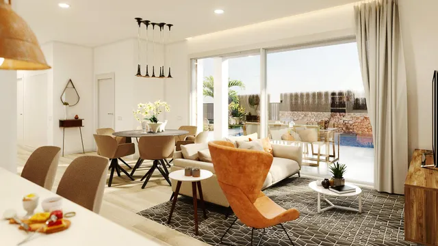 Villas Independientes de 3 dormitorios con piscina privada en Lomas de Cabo Roig — 3