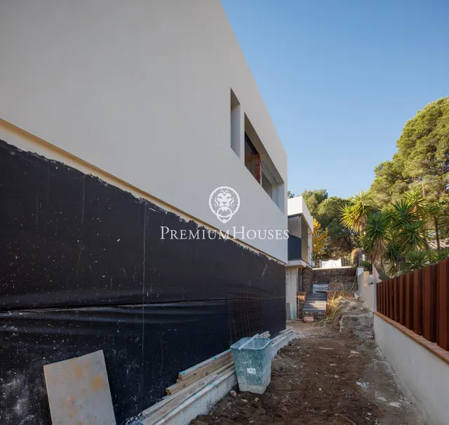 Obra Nueva en construcción en Premià de Dalt con vistas mar - Costa Barcelona — 30