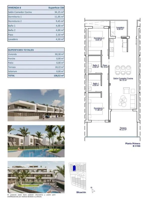 Apartamento 2 habitaciones 90m² en venta - Zona Pueblo — 12
