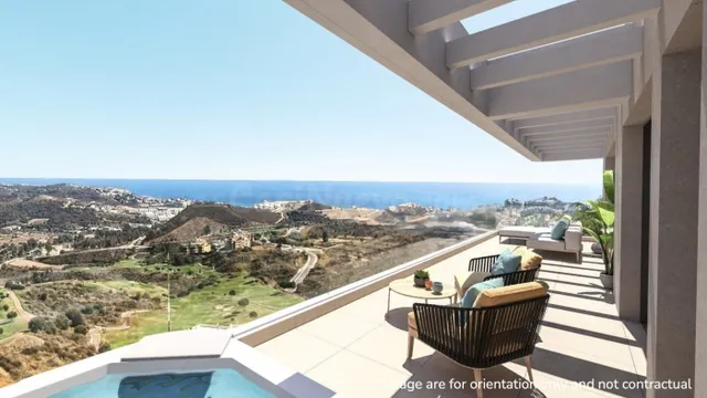 Ático de 2 dormitorios, 2 baños en La Cala de Mijas (Calanov