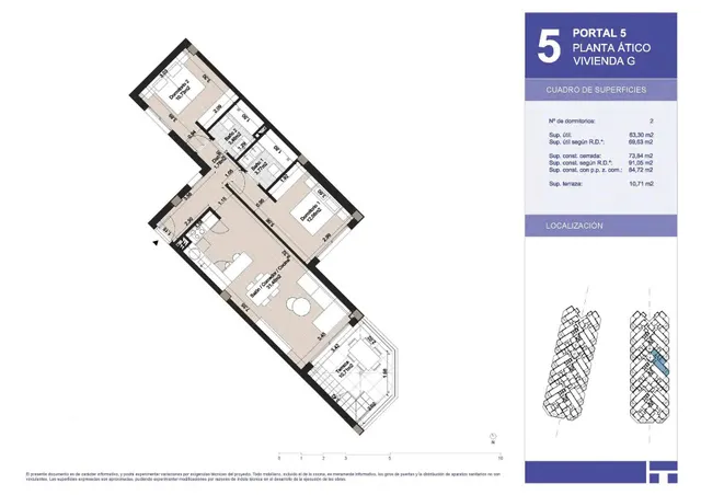 Residencial con 112 viviendas ,piscinas, pista de pádel y parque infantil. — 10