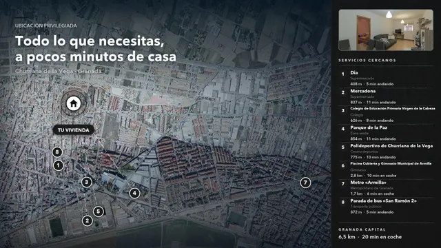 Una vivienda ideal con 2 dormitorios tanto para vivir con total comodidad en planta baja y sin barreras como para inversión segura. ¡Lista para entrar a disfrutar! En Churriana de la Vega. — 32