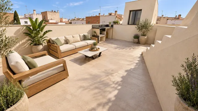 Casa única de 253 m2 con garaje doble, oficina, salón social y +100 m2 de terrazas — 43