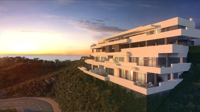 ESPECTACULAR ATICO A ESTRENAR  CON VISTAS AL MAR  Y A CAMPO DE GOLF ,CON PISCINA PRIVADA — 6