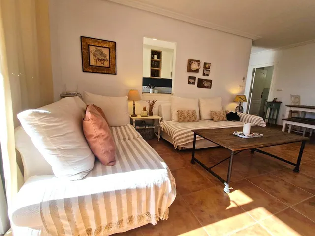 Apartamento reformado con vistas al Mediterráneo y espectacular solárium privado en Residencial Ipanema, La Manga km 2 — 16