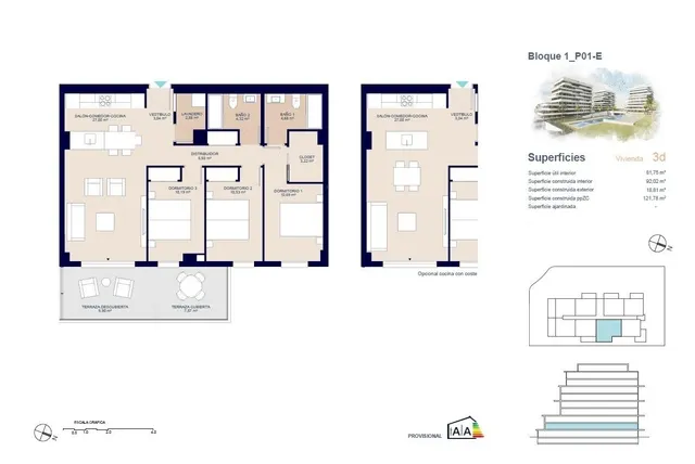 Apartamento de 3 dormitorios de nueva construcción a la venta en Villajoyosa. — 15