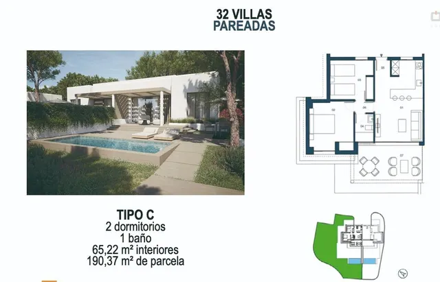 OBRA NUEVA, VILLAS, PAREADOS, ADOSADOS, JUNTO A LA TORRE DEL CATALÁN, LA ANTILLA — 23