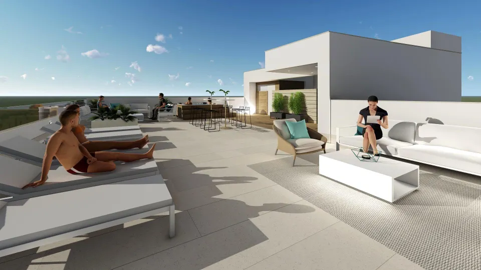 Apartamentos de diseño elegante a unos 200 m de la Playa del Cura