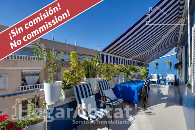 PRECIOSO ÁTICO CON DOS TERRAZAS, GARAJE Y PISCINA JUNTO AL MAR — 7