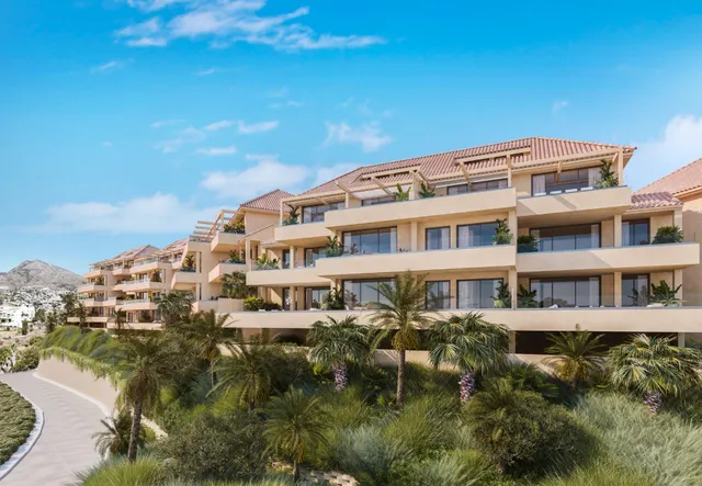 PISO A ESTRENAR, con 2 Dorm. y Amplia Terraza, en Golf Torrequebrada, espectaculares VISTAS AL MAR y al GOLF!! — 14