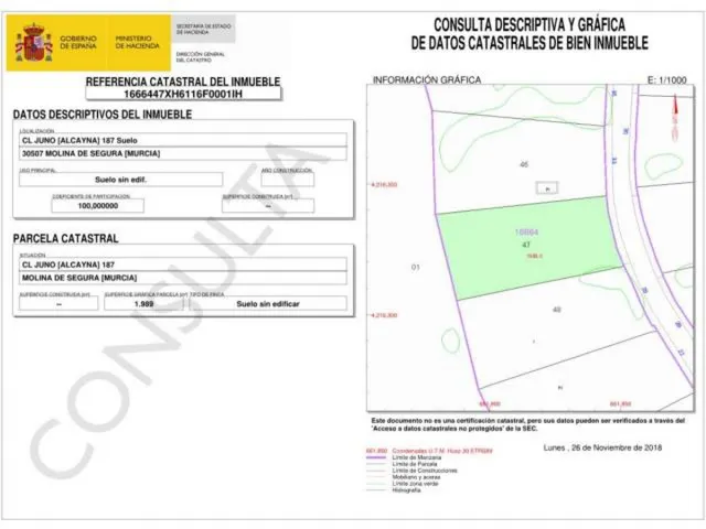 Parcela en venta en La Alcayna — 3