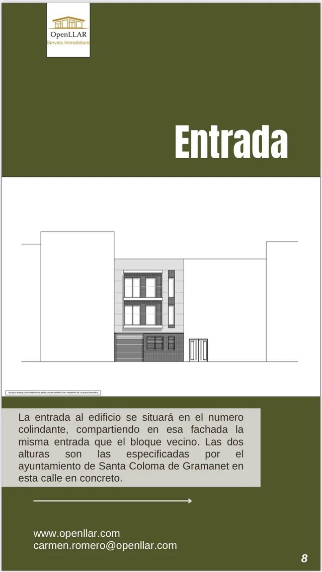 SOLAR Ideal construcción 6 pisos, terrazas, parking y trastero. — 7