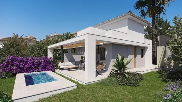 Chalet con jardín, aparcamiento y piscinas comunitarias — 21