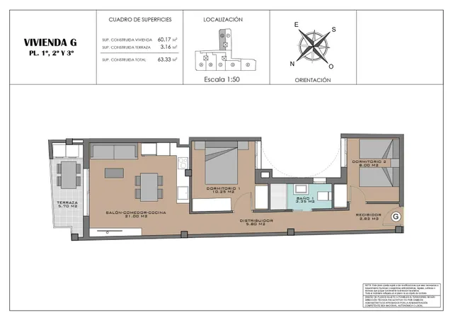 Apartamento 2 habitaciones 68m² en venta - Eroski — 10