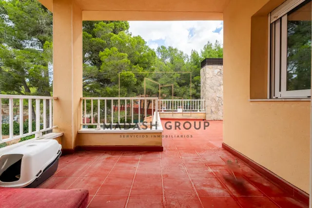 Casa con jardín, porche y terrazas solárium en Mas del Plata, Cabra del Camp — 38