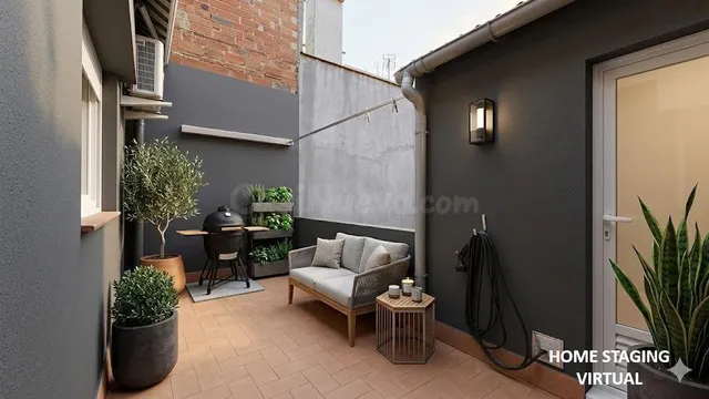PISO CON ENTRADA INDEPENDIENTE Y TERRAZA EN LA CREU DE BARBERA - LA ROMANICA — 2