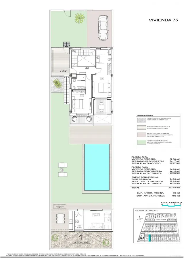Villas de obra nueva con piscina privada y casa de invitados — 20