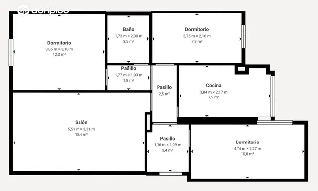 Piso de 3 dormitorios con terraza en plena zona Fontiveros — 24