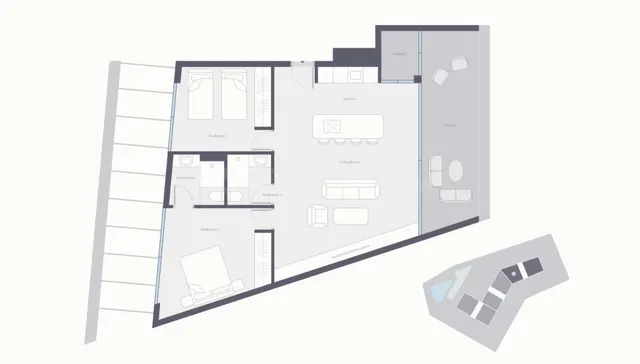 Apartamento 3 habitaciones 109m² en venta - Parque Central — 24
