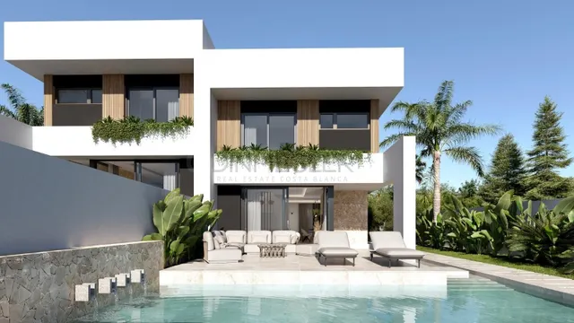 Modernas villas adosadas con piscina privada en Las Filipina - foto 2