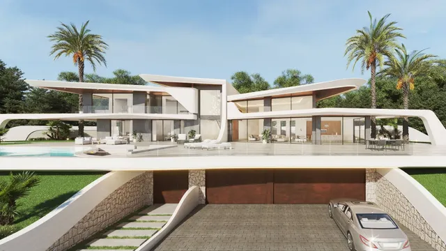 Villa Neptune. Villa de lujo de estilo futurista a la venta  - foto 2