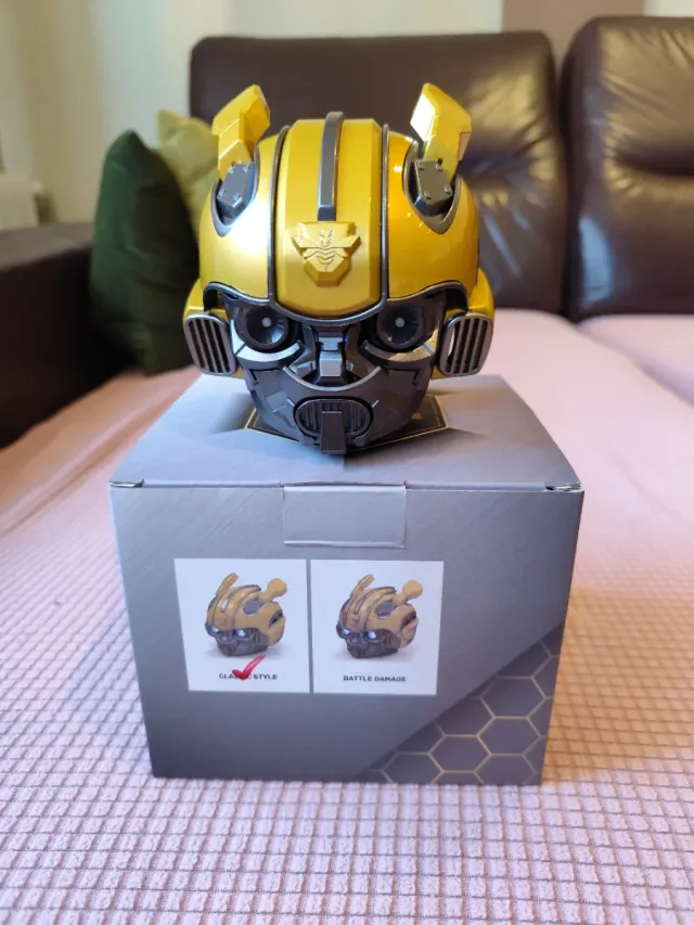 Altavoz Bluetooth Transformers Bumblebee Dorado