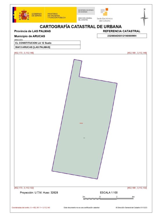 VENTA DE SOLAR CON PRIVILEGIADA UBICACIÓN - TINOCA - ARUCAS  - foto 8