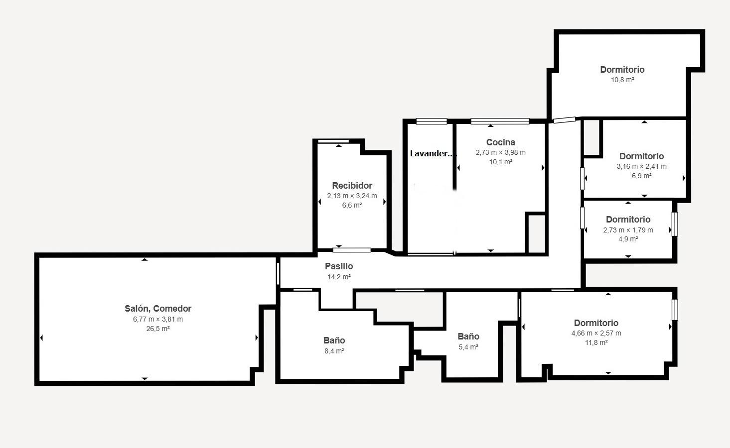 AMPLIA Y LUMINOSA VIVIENDA DE 155 METROS CON 4 habitaciones - foto 33