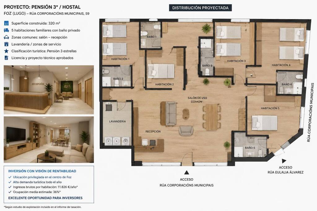 Activo hotelero con sociedad incluida, licencia y proyecto a - foto 15