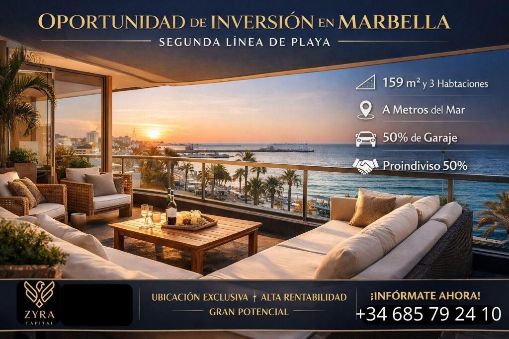 OPORTUNIDAD DE INVERSIÓN EN MARBELLA CENTRO– SEGUNDA LÍNEA D