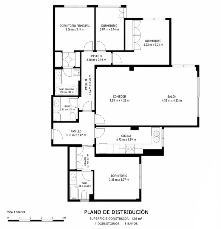 Exclusiva planta baja con jardín privado y piscina comunitar - foto 36