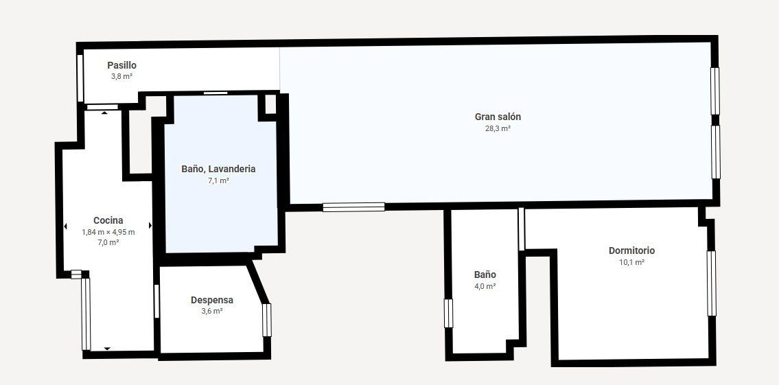 Amplia vivienda con espectacular reforma, enorme baño princi - foto 26